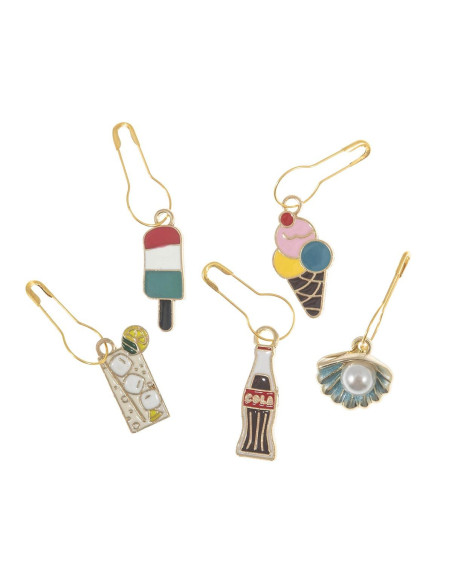Set de 5 marqueurs de maille - Summer