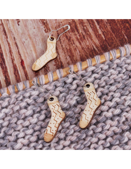 Set de 10 marqueurs de maille - Woolly Sock