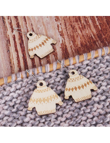 Set de 10 marqueurs de maille - Woolly Jumper