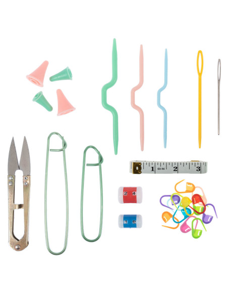 Set d´accessoires pour le tricot