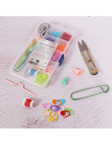 Set d´accessoires pour le tricot