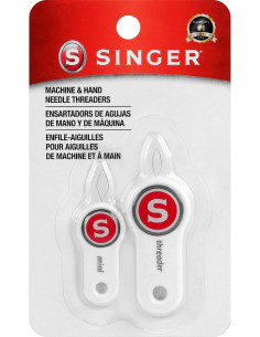 Set de 2 enfile-aiguilles pour aiguilles de machine et main Singer