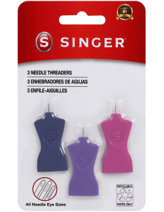 Set de 3 enfile aiguilles mannequin Singer