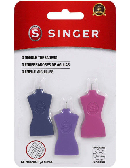 Set de 3 enfile aiguilles mannequin Singer