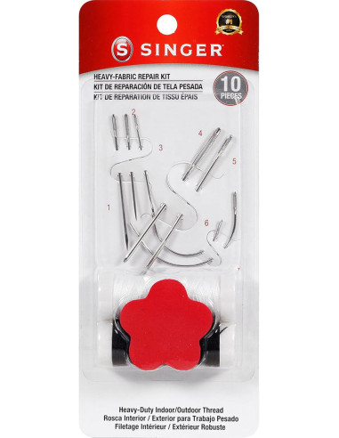 Kit de réparation pour tissus épais Singer