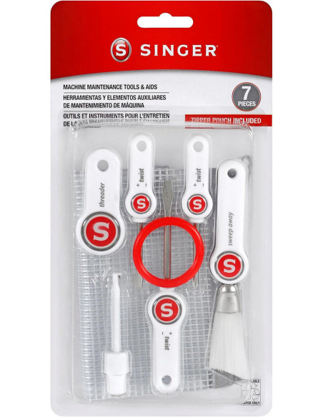 Jeu complet d´outils pour l´entretien de la machine à coudre Singer