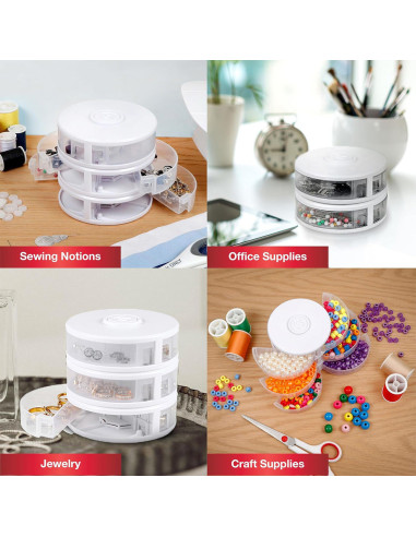 Boite de rangement pour petits articles de couture Singer