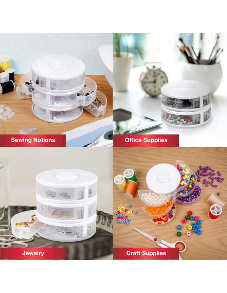 Boite de rangement pour petits articles de couture Singer