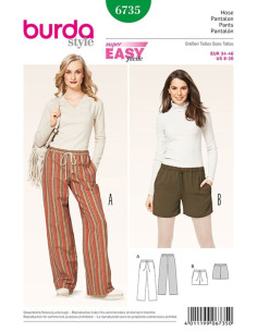 Patron de pantalon - Burda 6735