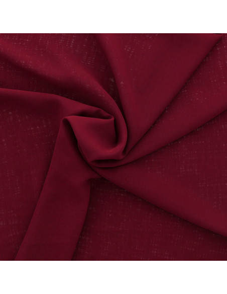 Tissu mousseline - Bordeaux