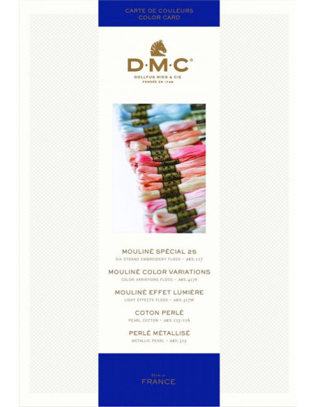 Nuancier 500 coloris moulinés et perlé DMC