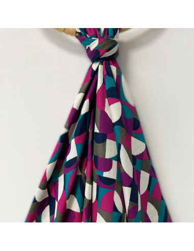 Tissu satin viscose Néo Pop - My Dress Made