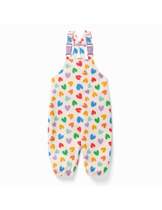 Tissu imperméable pour ciré - Chrichri écru et multicolore 2