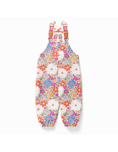 Tissu imperméable pour ciré - Choupette rose et orange