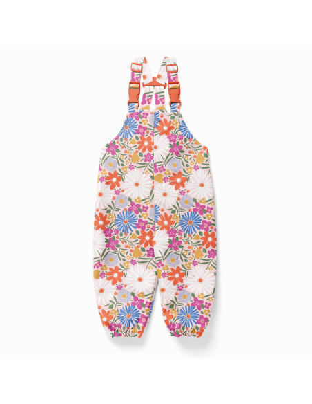 Tissu imperméable pour ciré - Choupette rose et orange
