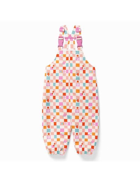 Tissu imperméable pour ciré - Cirafine écru et rose