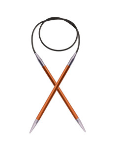 Aiguilles circulaires KnitPro Zing avec câble