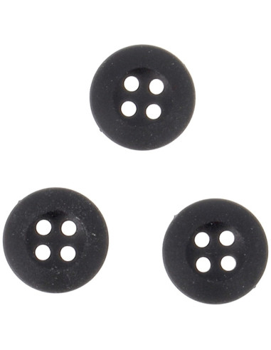 Boutons noirs souples à coudre pour pyjamas et homewear Bohin
