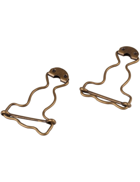 Boucles spéciales salopette 25 mm bronze Bohin