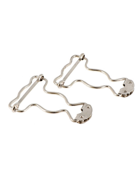 Boucles spéciales salopette 32 mm argent Bohin