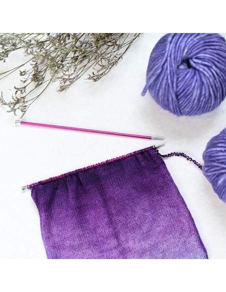 Aiguilles droites KnitPro Zing