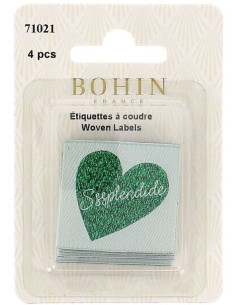 Lot de 4 étiquettes à coudre - Splendide 2