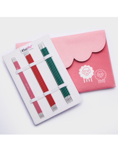 Trousse aiguilles double pointes KnitPro Zing