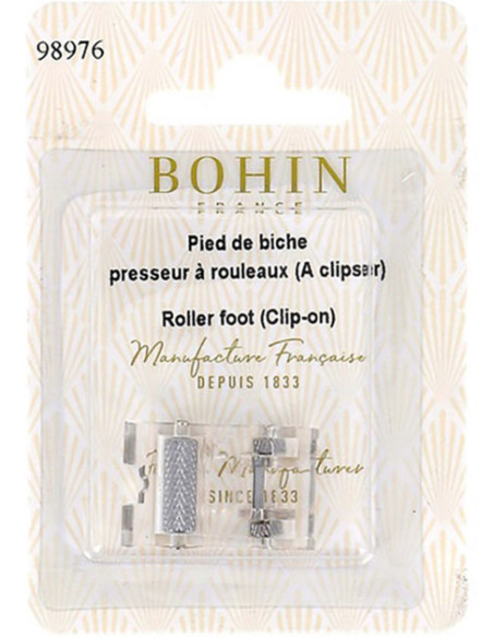Pied presseur à rouleaux machine à coudre Bohin