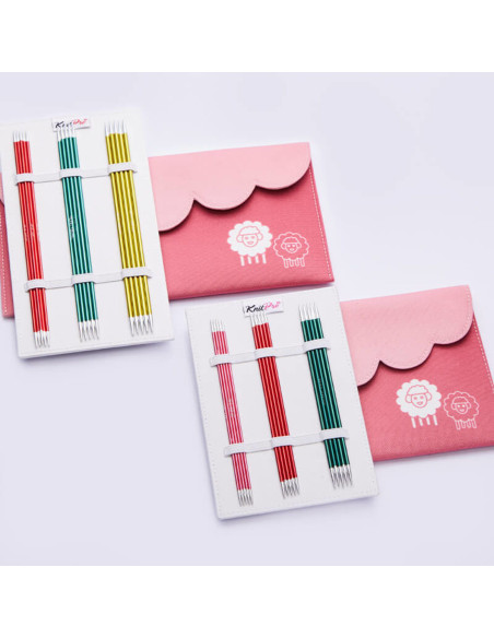 Trousse aiguilles double pointes KnitPro Zing