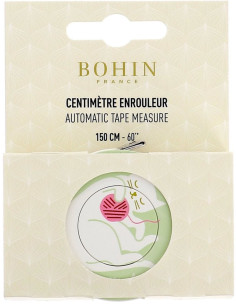 Mètre ruban enrouleur 150 cm Chat pelote Bohin 2