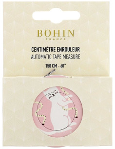 Mètre ruban enrouleur 150 cm Chat centimètre Bohin 2