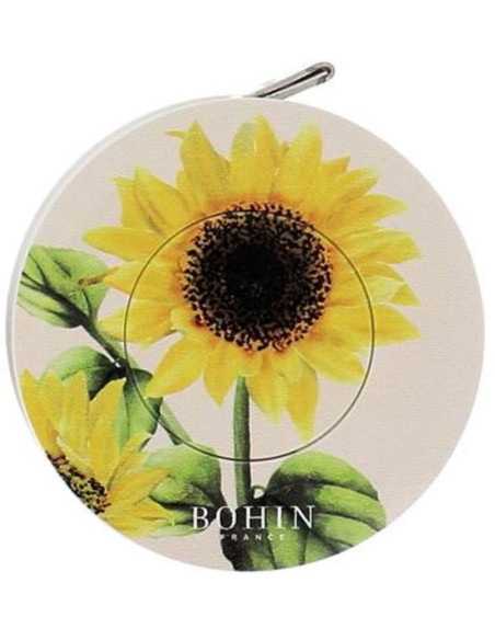Mètre ruban enrouleur 150 cm Tournesol Bohin