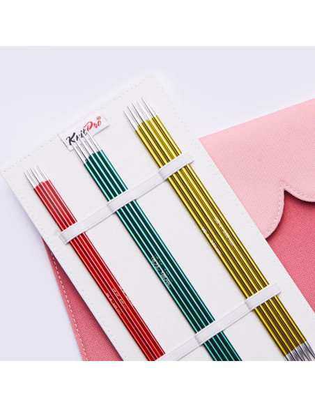 Trousse aiguilles double pointes KnitPro Zing