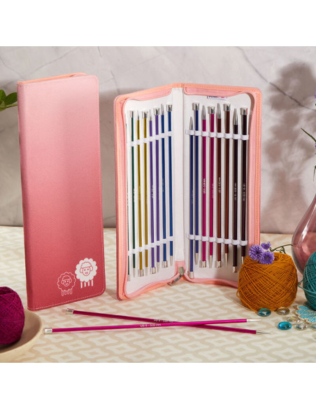 Trousse aiguilles droites KnitPro Zing