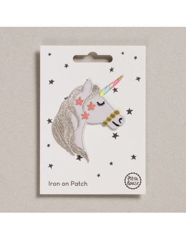 Patch thermocollant - Tête de licorne