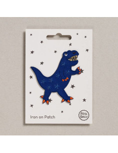Patch thermocollant - Dinosaure bleu