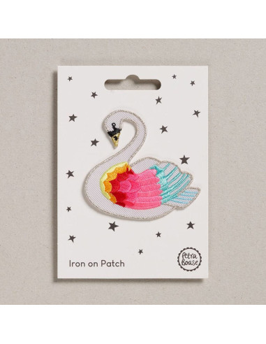 Patch thermocollant - Cygne arc en ciel