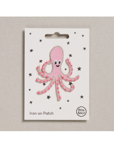 Patch thermocollant - Pieuvre rose
