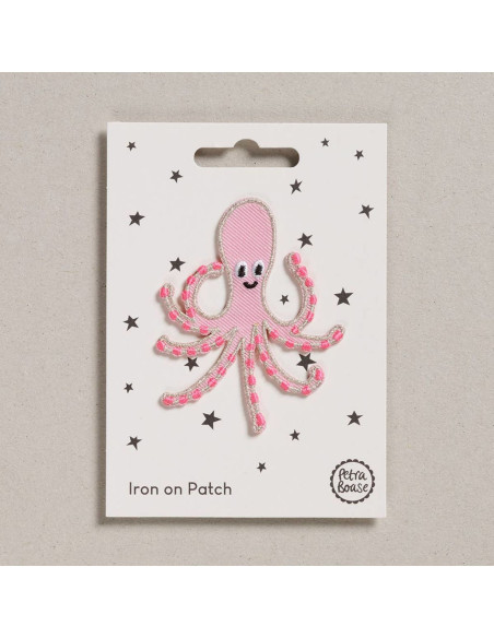 Patch thermocollant - Pieuvre rose