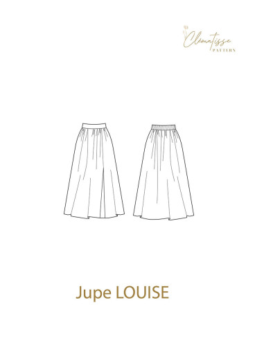 Patron de jupe Louise - Clématisse Pattern