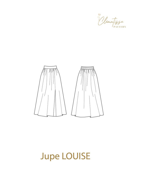 Patron de jupe Louise - Clématisse Pattern