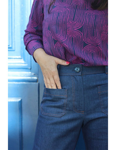 Patron de pantalon Ziggy - Clématisse Pattern