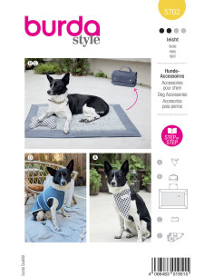 Patron d´accessoires pour chiens - Burda 5702