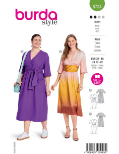 Patron de robe - Burda 5724