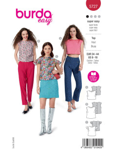 Patron de top - Burda 5727