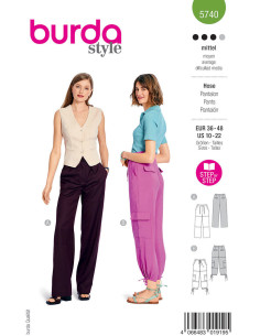Patron de pantalon - Burda 5740