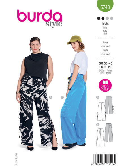 Patron de pantalon - Burda 5743