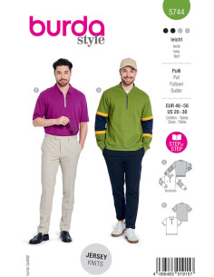 Patron de pullover - Burda 5744