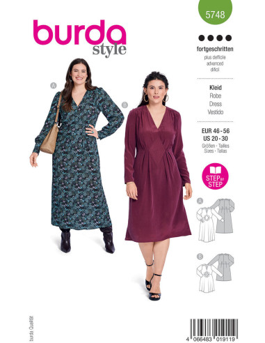 Patron de robe - Burda 5748