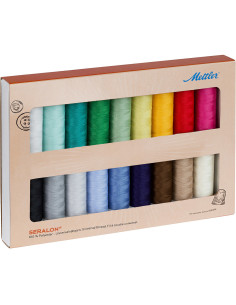 Coffret 18 fils à coudre polyester 200m Mettler ®